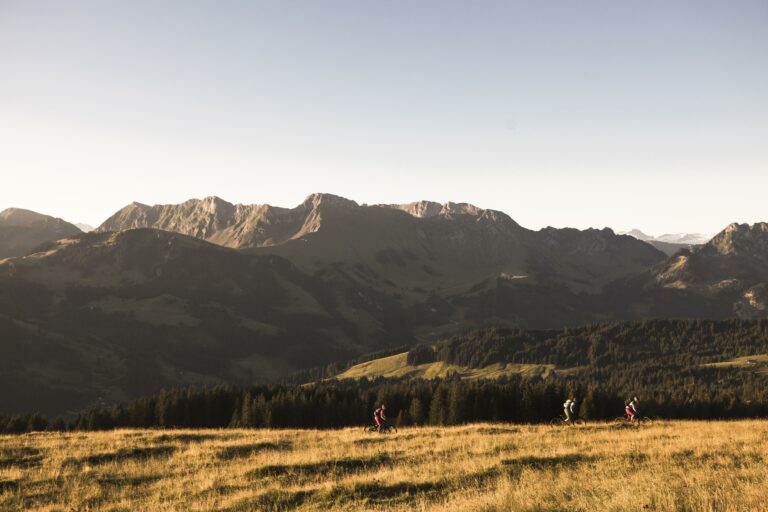 Bike in Schwarzsee © Simon Ricklin