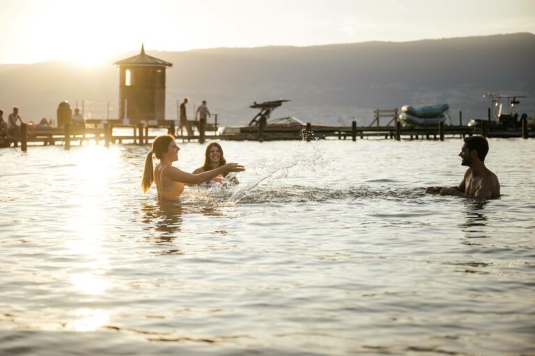 Bathing in the region