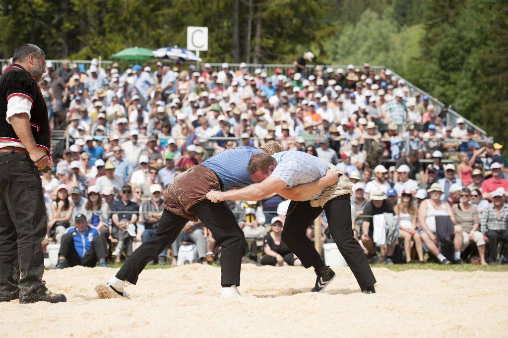 Alpine wrestling festival