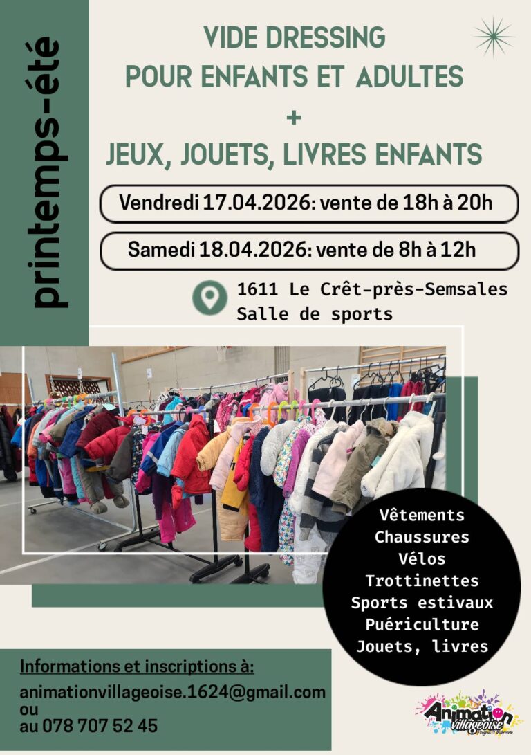 Vide dressing pour tous et mini brocante enfants