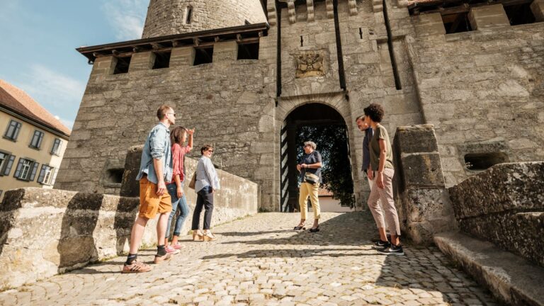 Romont, eine mittelalterliche Stadt Romont