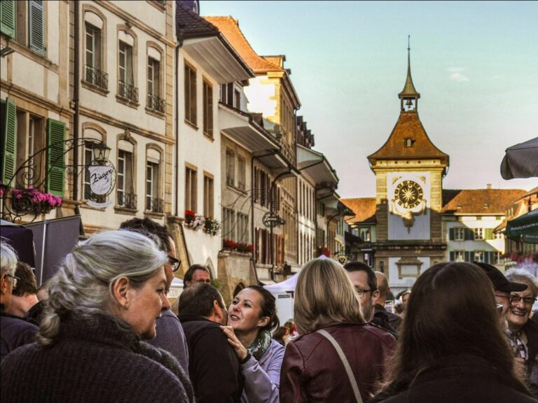 Marché de mai à Morat