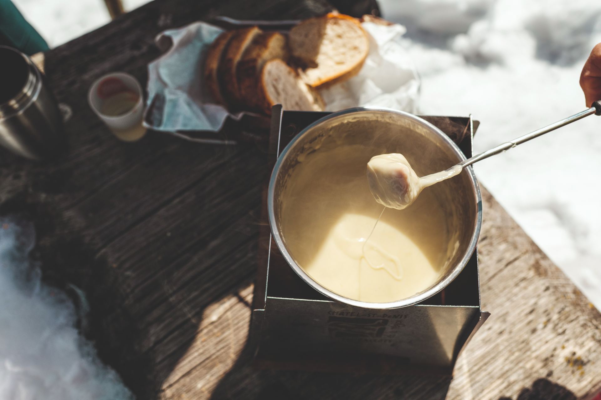Enjoy the return of the sunshine with a fondue