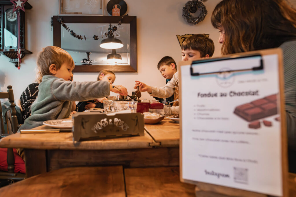 Chasse au trésor et fondue au chocolat