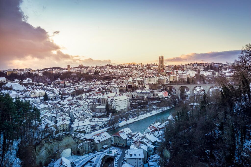 Winter in Fribourg