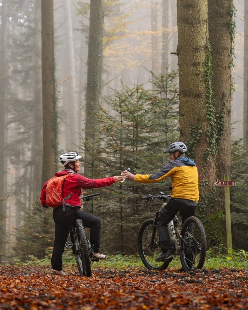 Mountainbike und dann Dessert