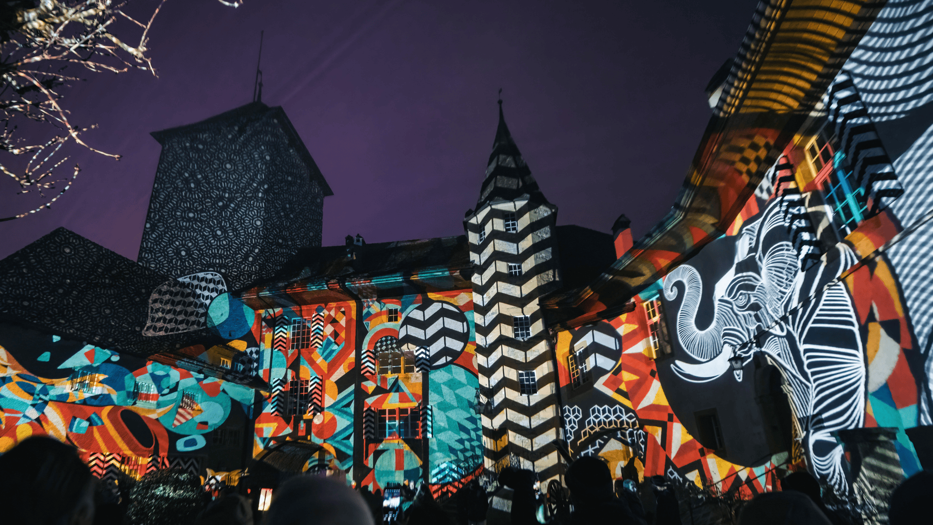 Soirée VIP au Festival des Lumières