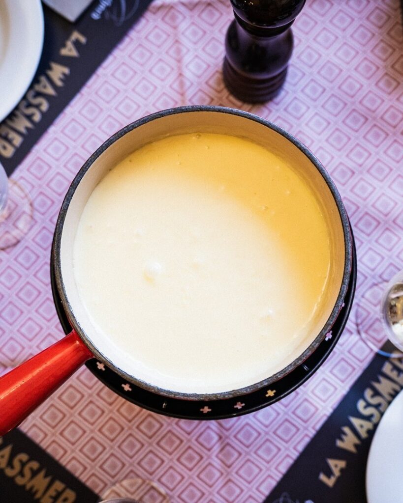 Wiege des Fondues