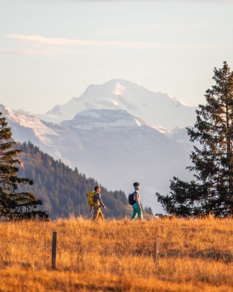 Randonnée automnale aux Paccots