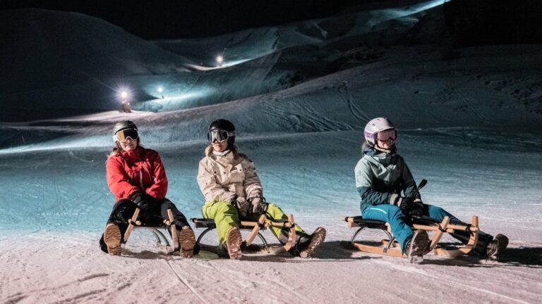 Fondue et descente nocturne en luge