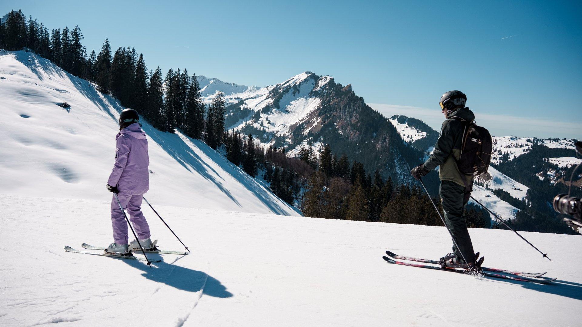 Ski- und Snowboardspass am Schwarzsee