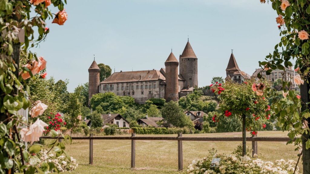 Frühling in der Region Estavayer-le-Lac