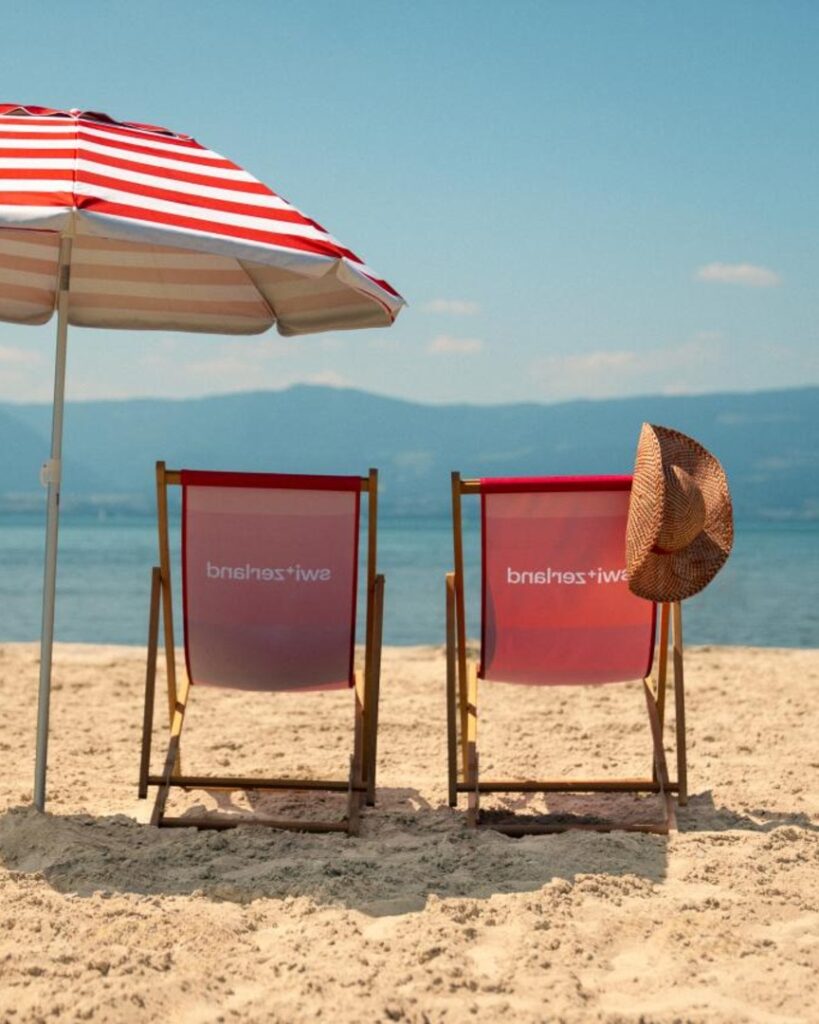 Plages de sable et criques à Estavayer