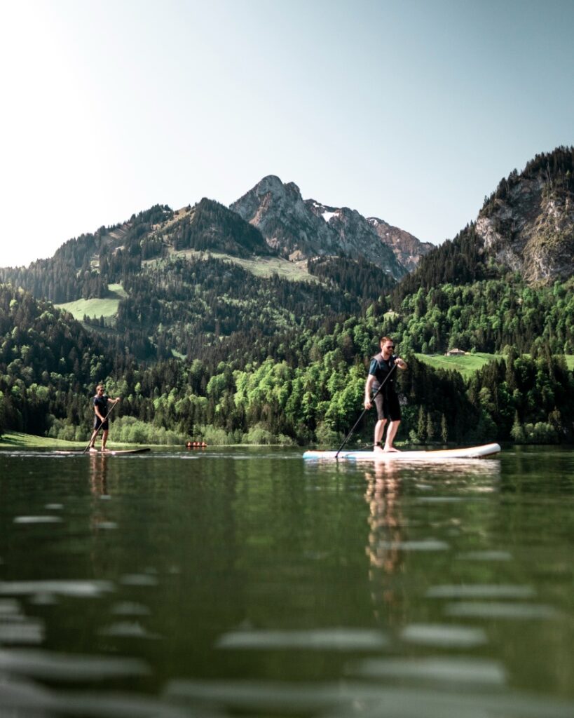 Stand Up Paddle SUP sur le Lac Noir