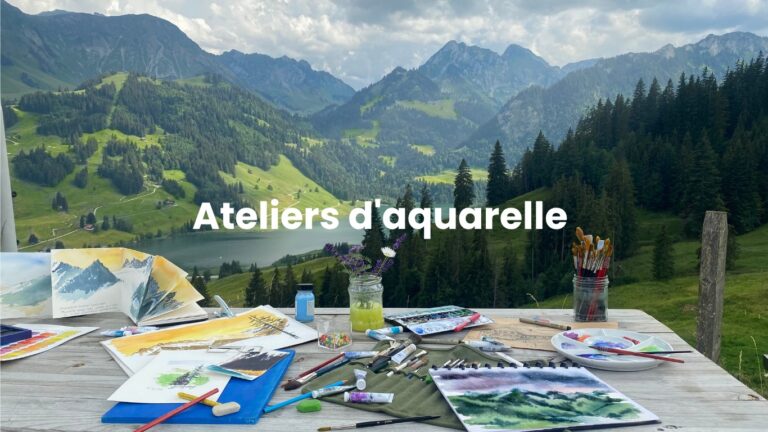 Ateliers d’aquarelle au Schwarzsee