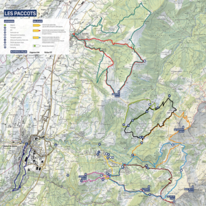 Carte itinéraires été